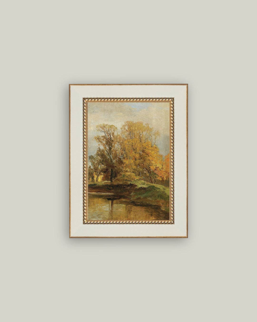 Art: 4x6 Autumn Study Framed