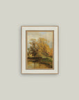 Art: 4x6 Autumn Study Framed