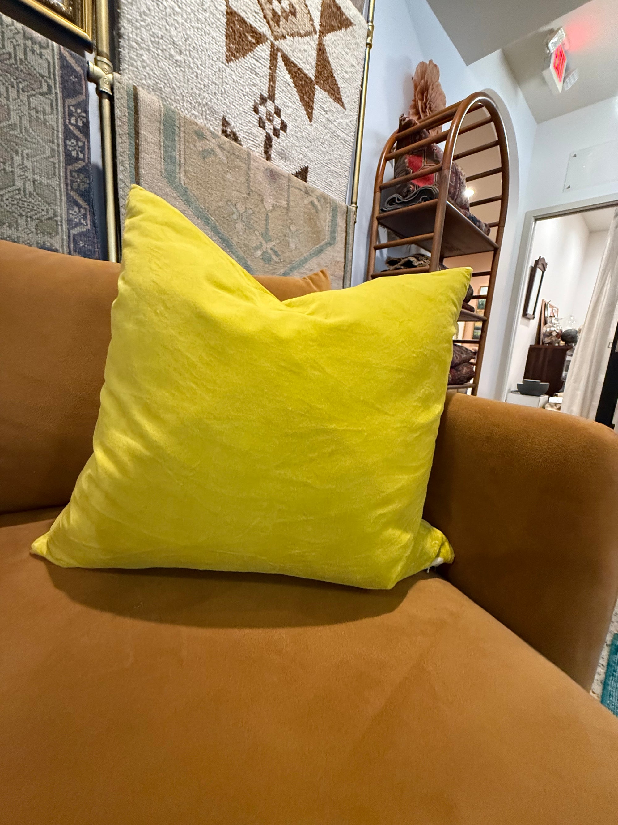 Bright Yellow Cushion