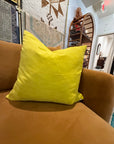 Bright Yellow Cushion