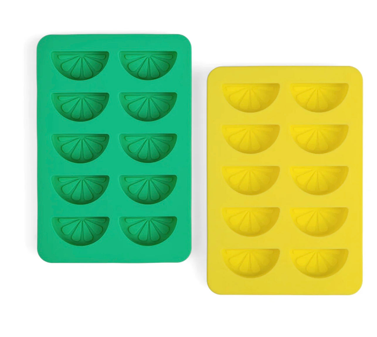 Ice Cube Trays: Yellow/Green Citrus