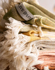 Towel: Hand Stitched Olive