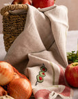 Towel: Hand Stitched Olive