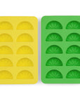 Ice Cube Trays: Yellow/Green Citrus