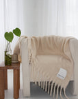 Throw: The Reykjavik Throw - Pebble Beige