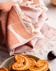 Kitchen Towel - Red/Pink GeometricTowels