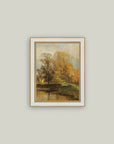 Art: 4x6 Autumn Study Framed