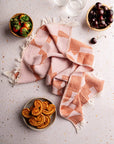 Kitchen Towel - Red/Pink GeometricTowels
