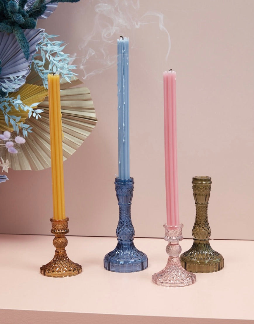 Candlestick: Glass Gillian