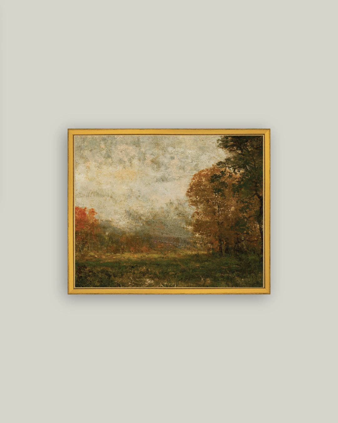 Art: 9x7 Autumn Trees Framed