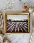 LAVENDER FIELDS - Art Print (unframed) 8 x 10