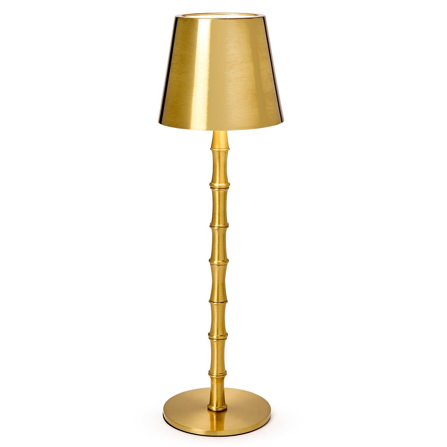 Lighting: Gold Bamboo LED Cordless