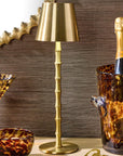 Lighting: Gold Bamboo LED Cordless