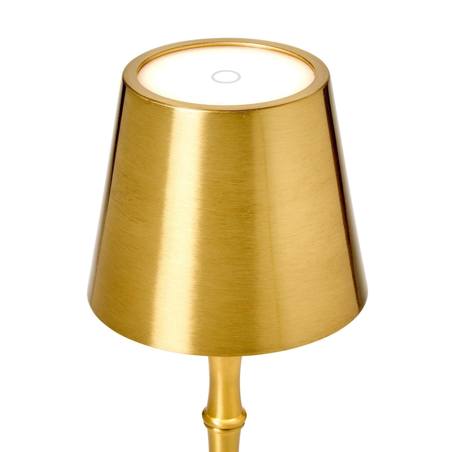 Lighting: Gold Bamboo LED Cordless