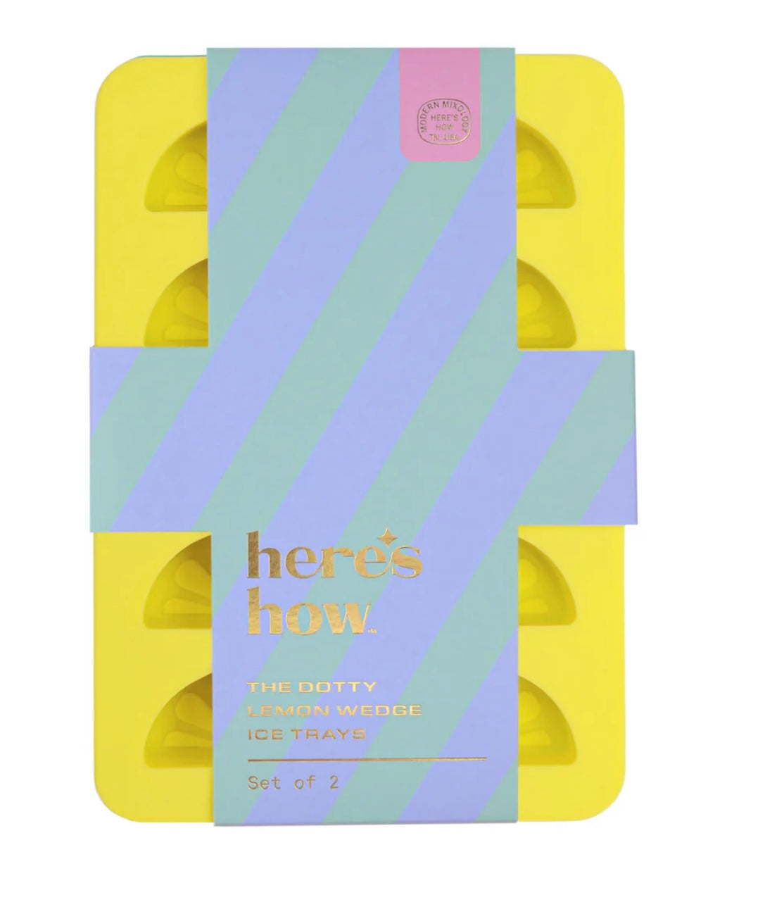 Ice Cube Trays: Yellow/Green Citrus