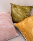 Pink Linen Cushion.