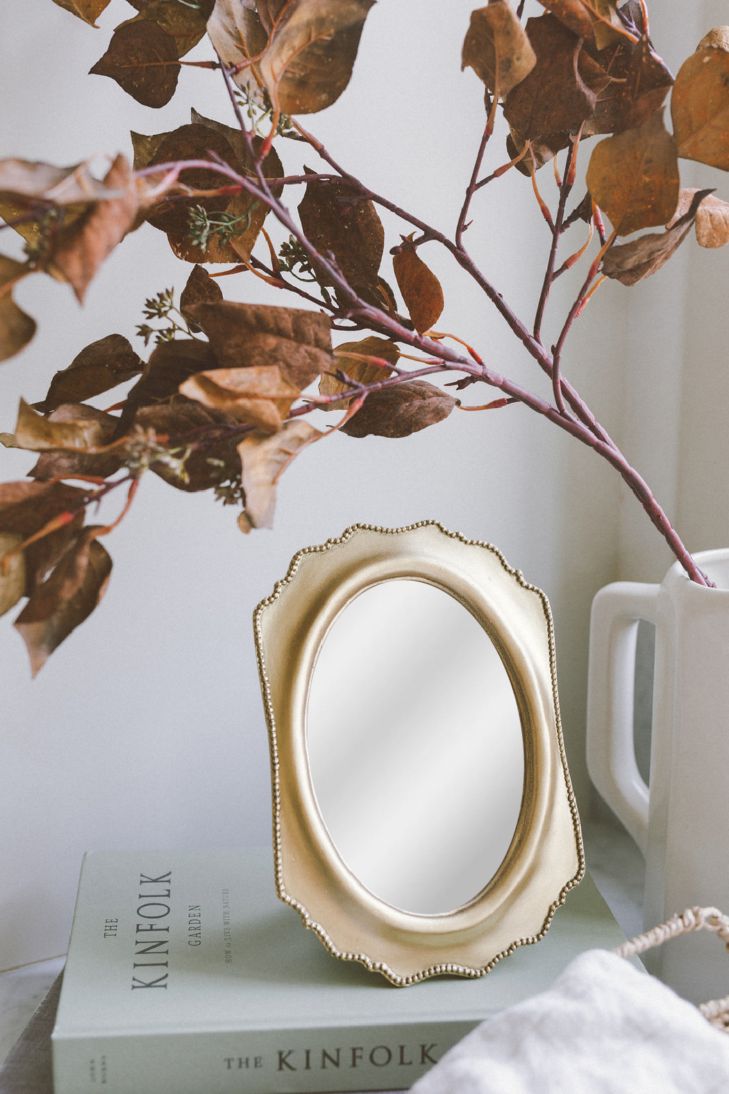 Mirror: Gold Dots On Edge