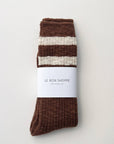 Socks: Le Bon Shoppe Bear Varsity