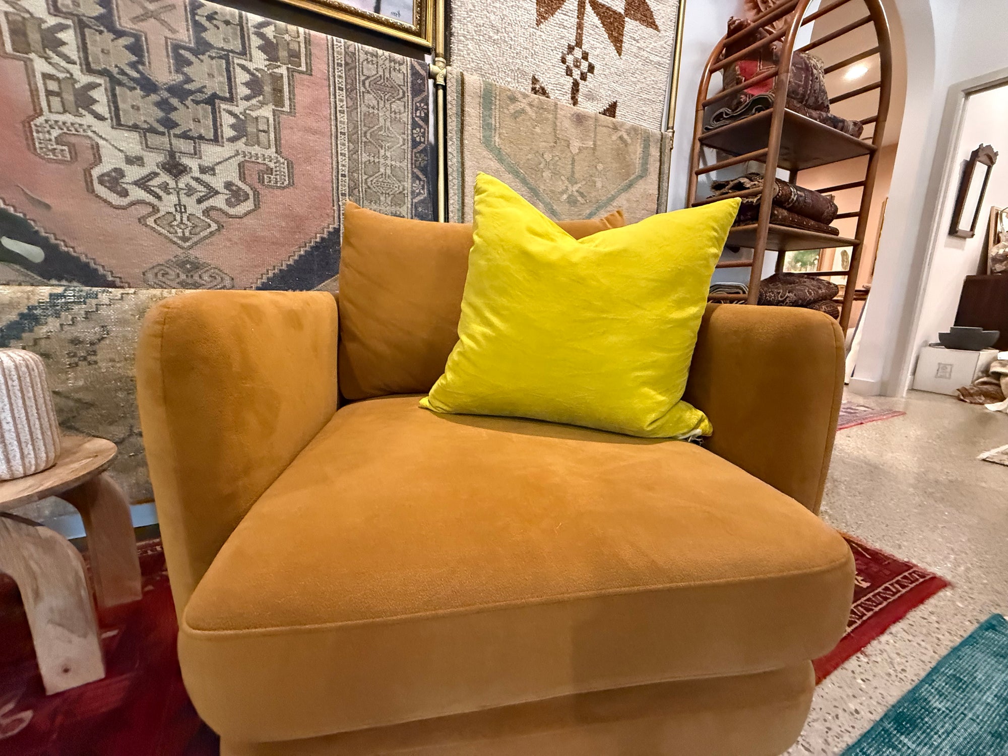 Bright Yellow Cushion
