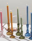 Candlestick: Glass Gillian