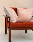 Pink Linen Cushion.