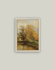 Art: 4x6 Autumn Study Framed