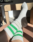 Socks: Le Bon Shoppe Bear Varsity