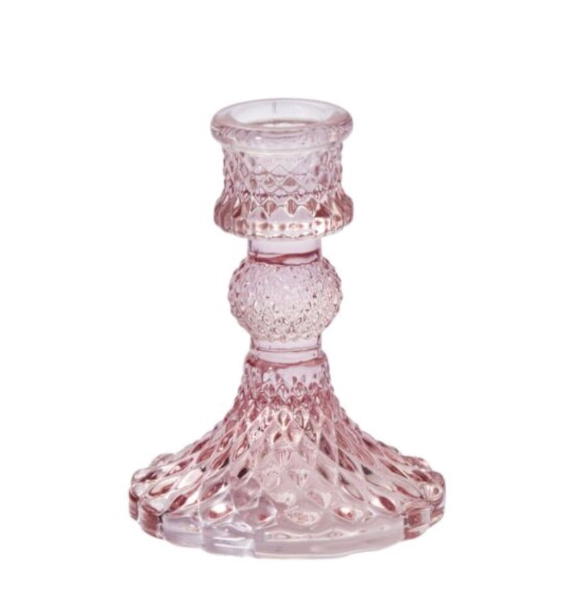 Candlestick: Glass Gillian