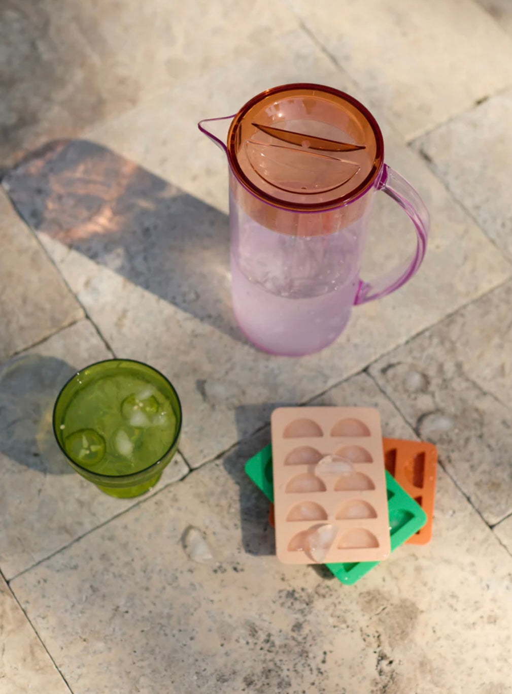 Ice Cube Trays: Yellow/Green Citrus