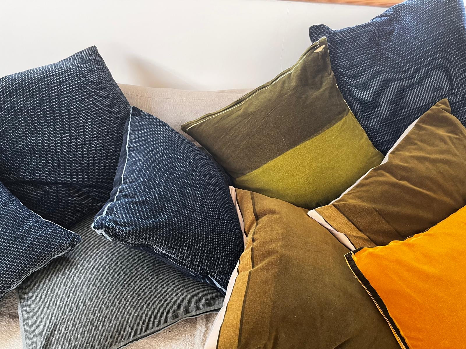 Olive Green Cushion.