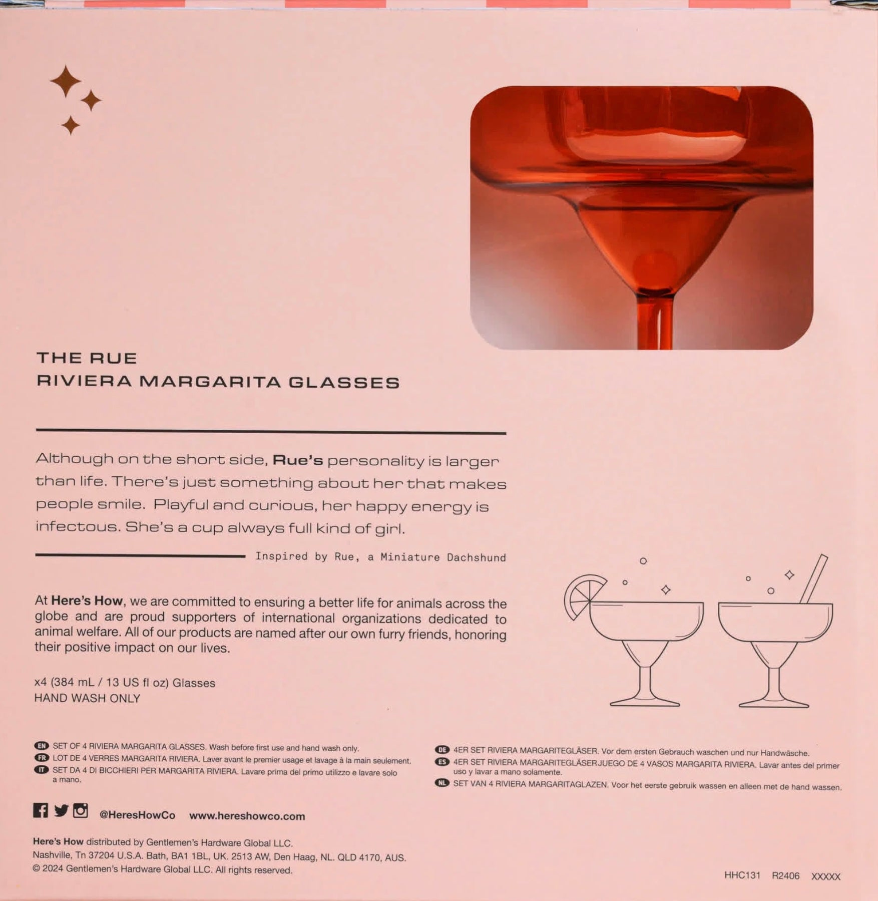 Glasses: Rue Margarita in Orange