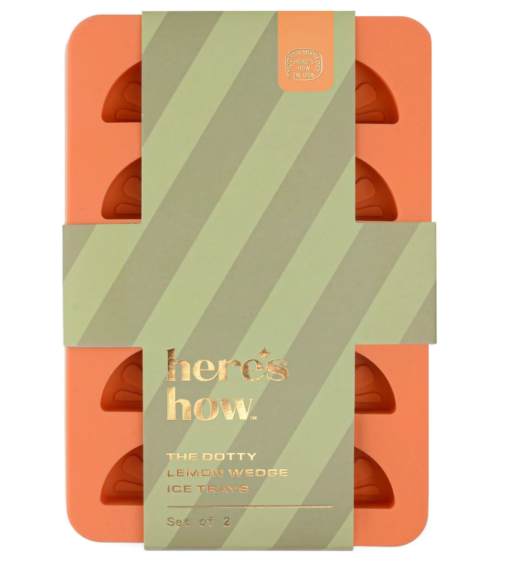 Ice Cube Trays: Blush Pink/Orange Citrus