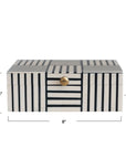 Box: Resin Striped Block Pattern