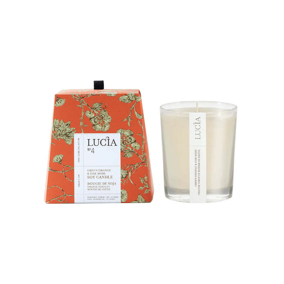 Candle: Lucia Green Orange + Oak Moss