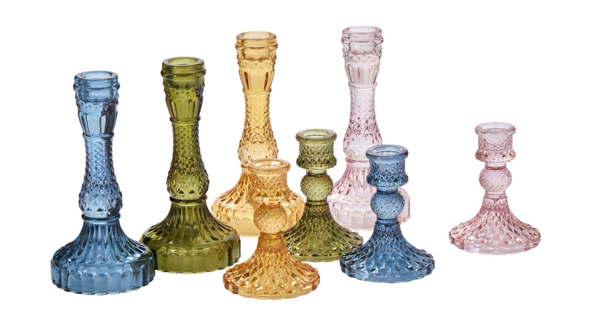 Candlestick: Glass Gillian