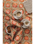 Zinnia Block Print Napkins Set of 4