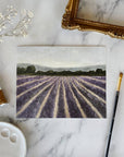 LAVENDER FIELDS - Art Print (unframed) 8 x 10