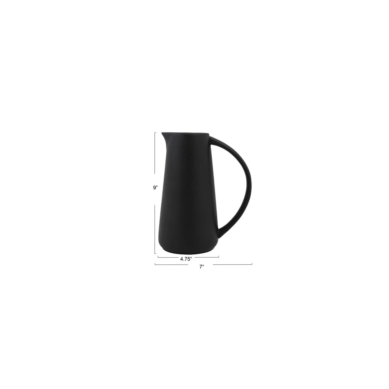 Pitcher: Matte Black
