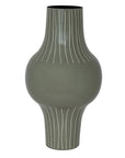 Vase: Enameled Metal