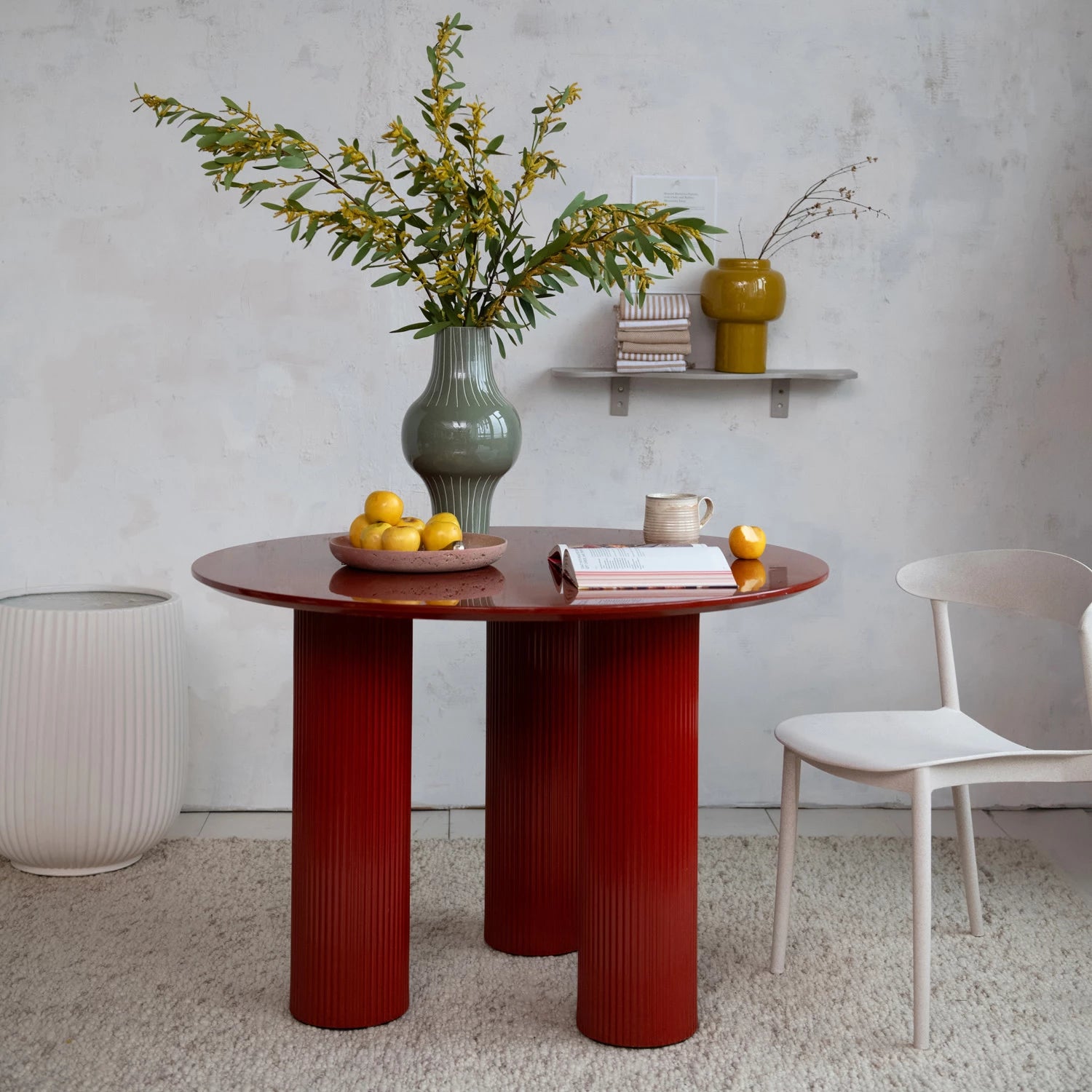 Vase: Enameled Metal