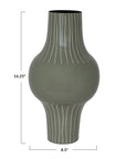 Vase: Enameled Metal