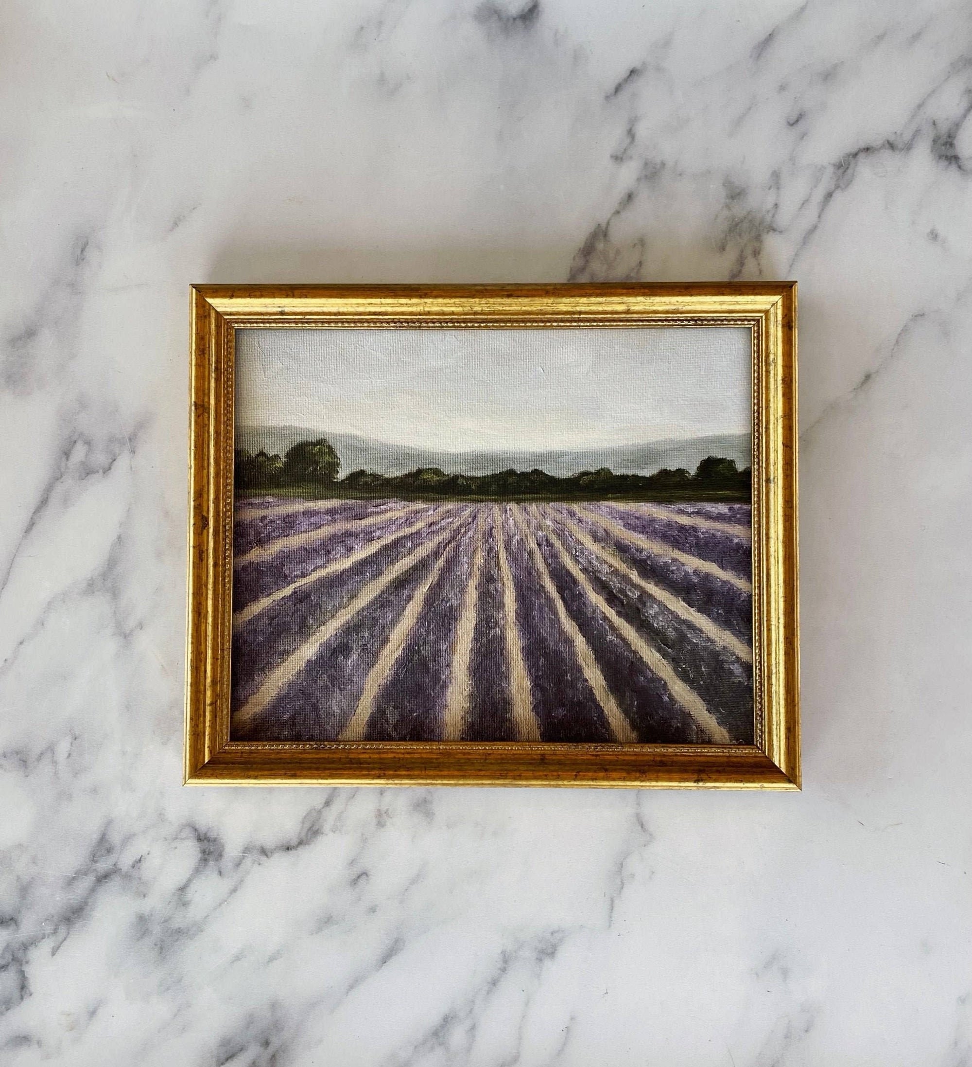 LAVENDER FIELDS - Art Print (unframed) 8 x 10
