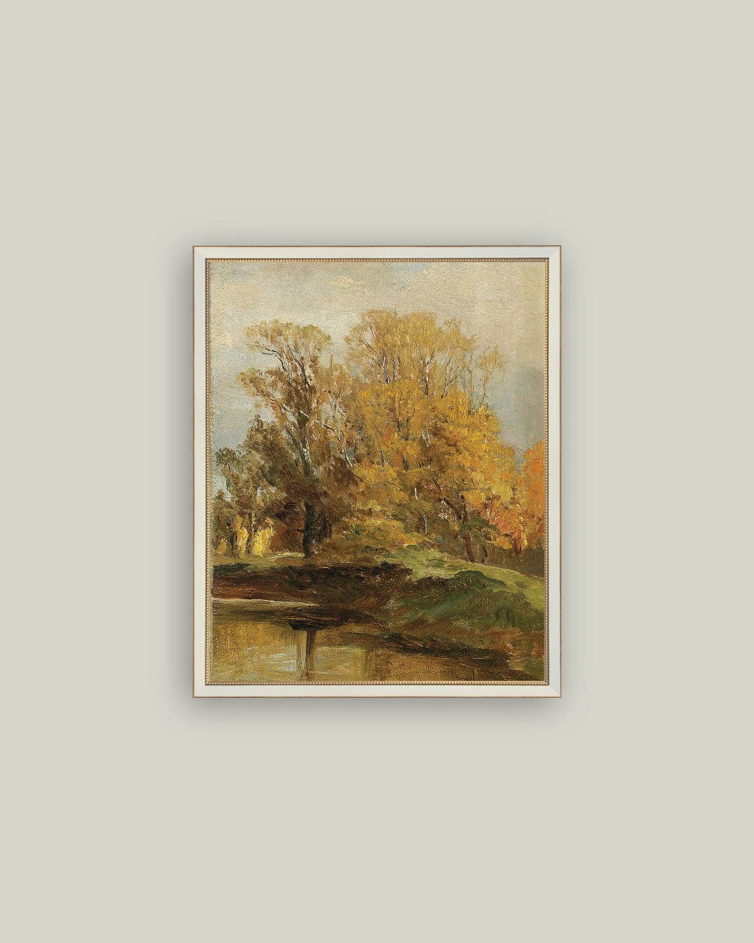 Art: 4x6 Autumn Study Framed