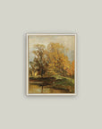 Art: 4x6 Autumn Study Framed
