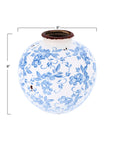 Vase: Terracotta Blue Vine