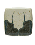 Box: Handpainted Cream Stoneware