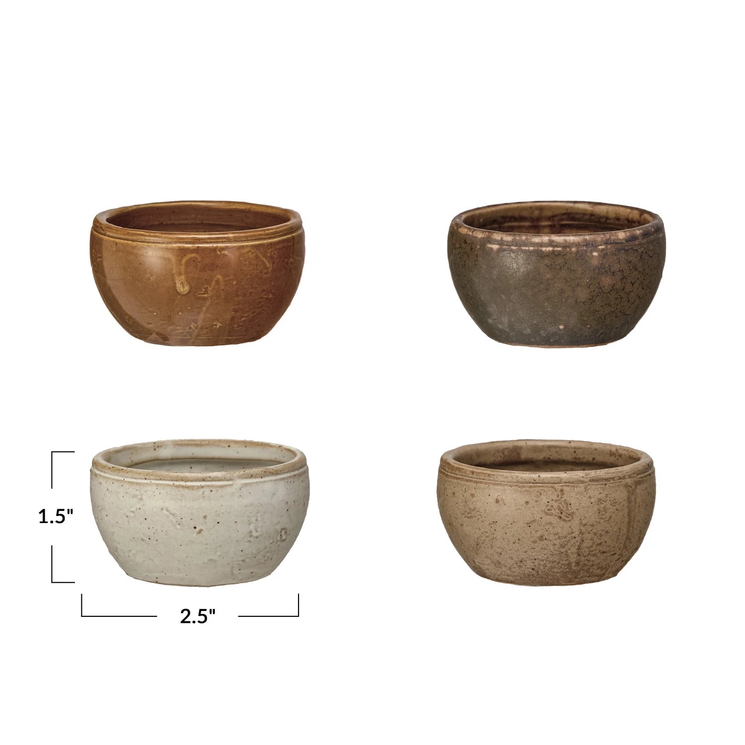 Bowl: Stoneware Pinch Pot Set