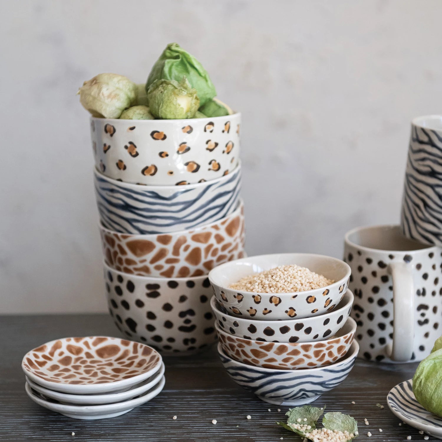 Bowls: Animal Print