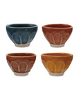 Bowls: Stoneware multi color