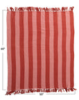 Throw: Recycled Cotton Striped